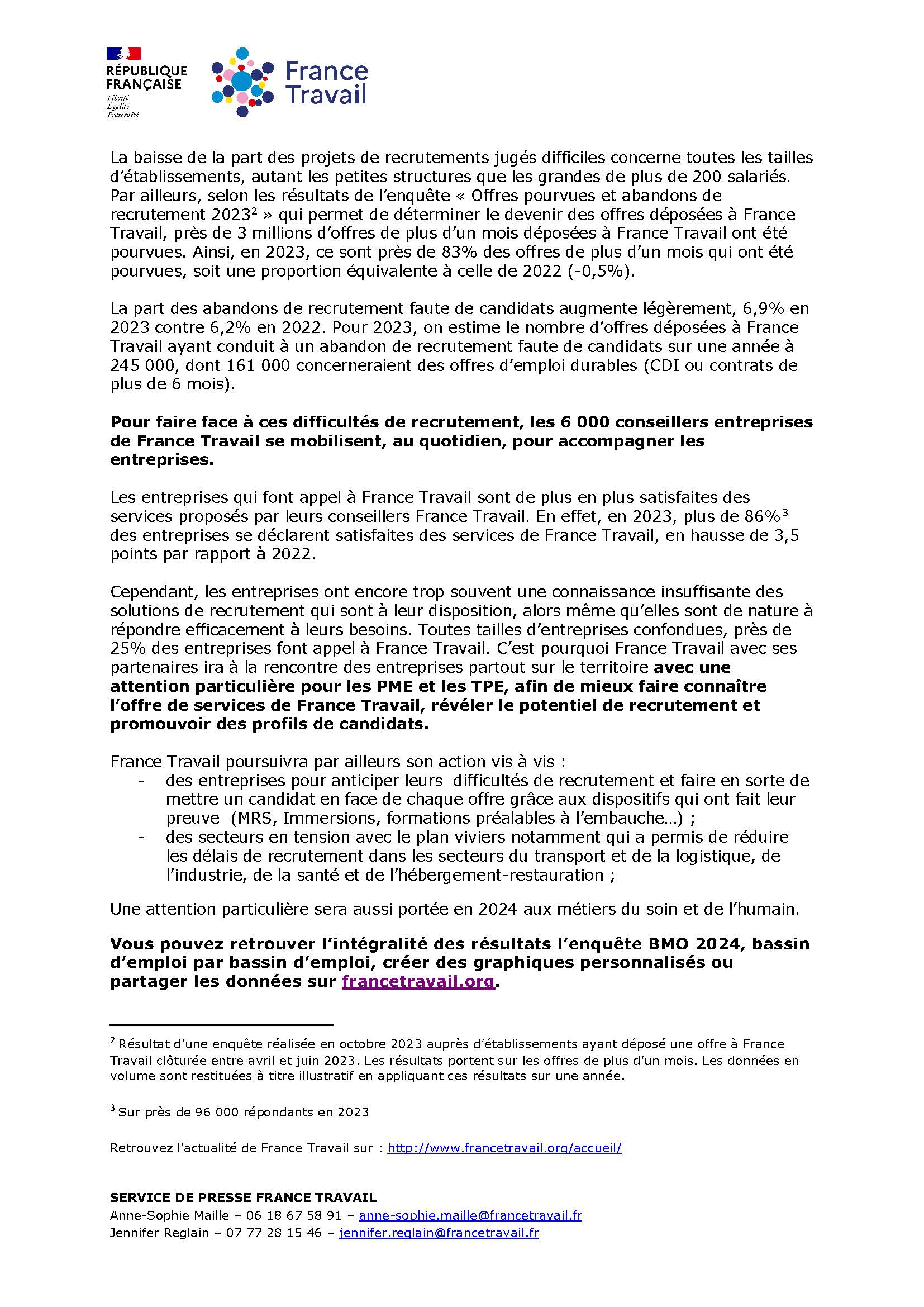 Téléchargez le document 20240424 - FRANCE TRAVAIL - CP BMO(pdf, 153.84 KB) (Nouvelle fenêtre)